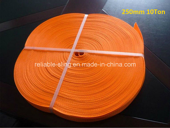 100mm 3 Ton High Tenacity Color Code Polyester Strap Webbing