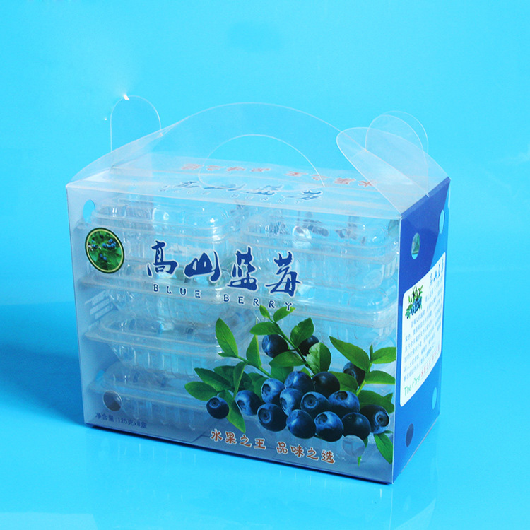 OEM Fruit Gift Box with Color Printing (folding fruit basket)