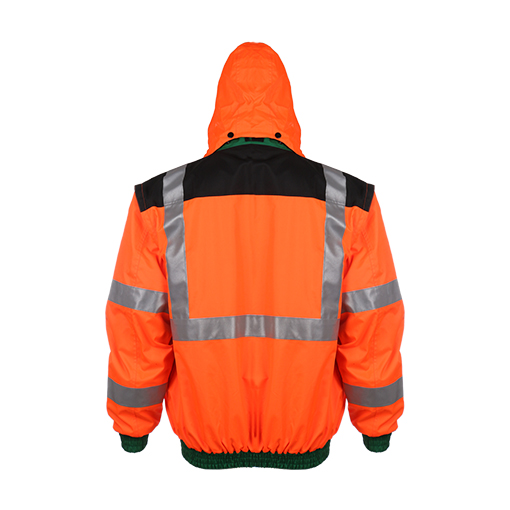 Winter Padding Reflective Jacket with Hood (EN CLASS 3)