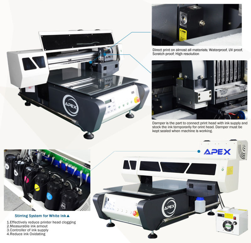 Desktop UV Flatbed Printer for Sale