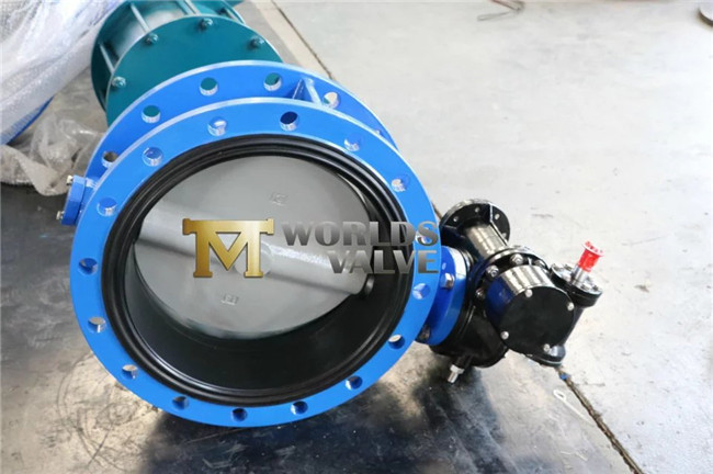 Gear Box Double Flanged Butterfly Valve