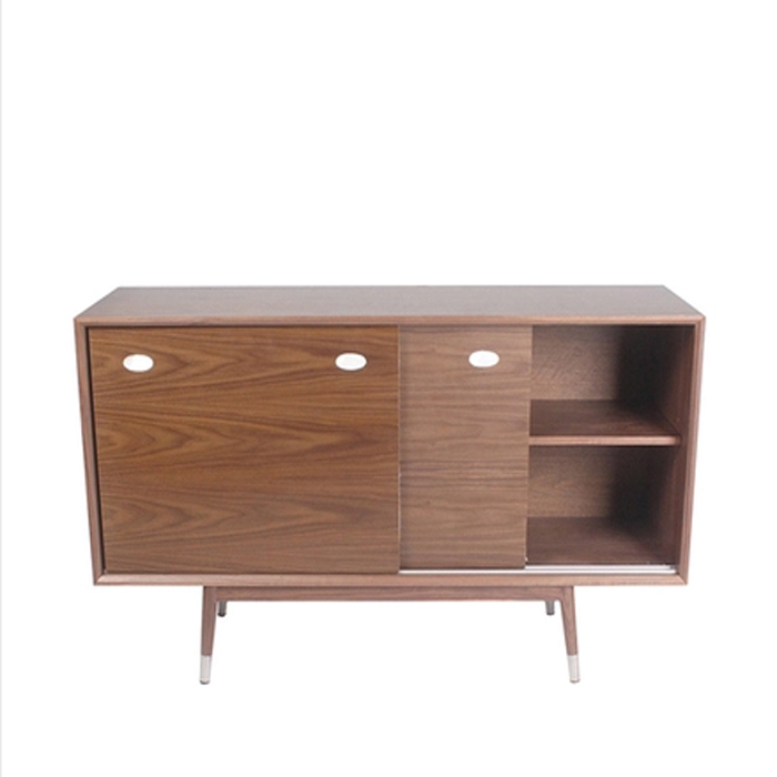 Wooden Furniture Classical Living Room Sideboard with Solid Wood Leg