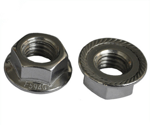 Stainless Steel Hex Flange Nut (DIN6923)