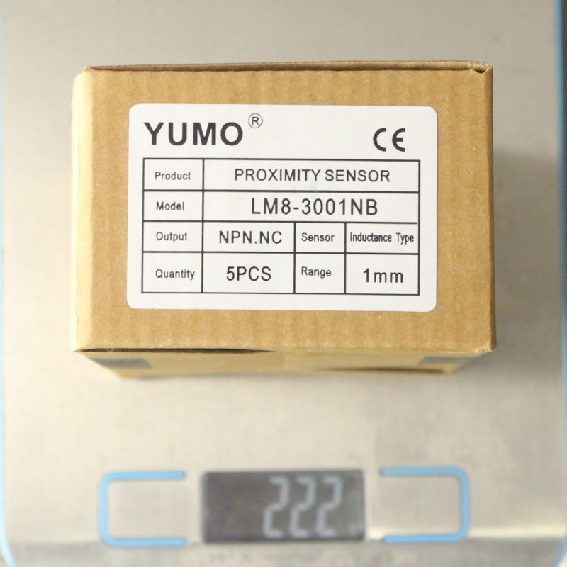 Yumo Lm8-3001nb Series M8 Mini Cylinder Inductance Proximity Switch Sensor