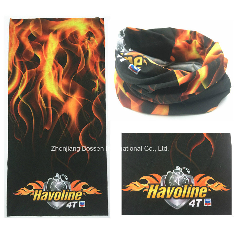 Custom Made Customized Design Printed Promotional UV Protection Sports Biker Multifunctional Head Scarf