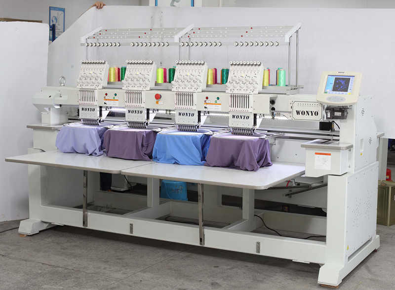 Wonyo Wy1204c 4 Head 12 Colors High Speed Computerized Cap Embroidery Machine