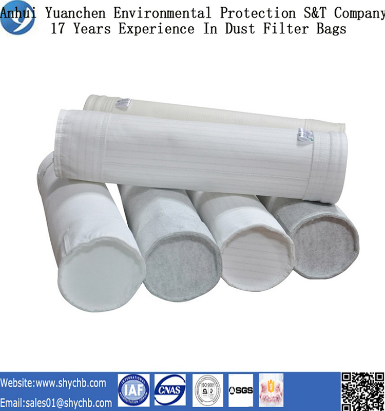 Hot Sale Nonwoven Dust Filter Polyester Filter Bag for Dust Collection