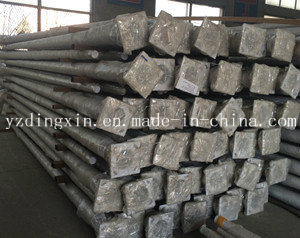 Hot Deep Galvanized Round and Conical Street Lighting Pole