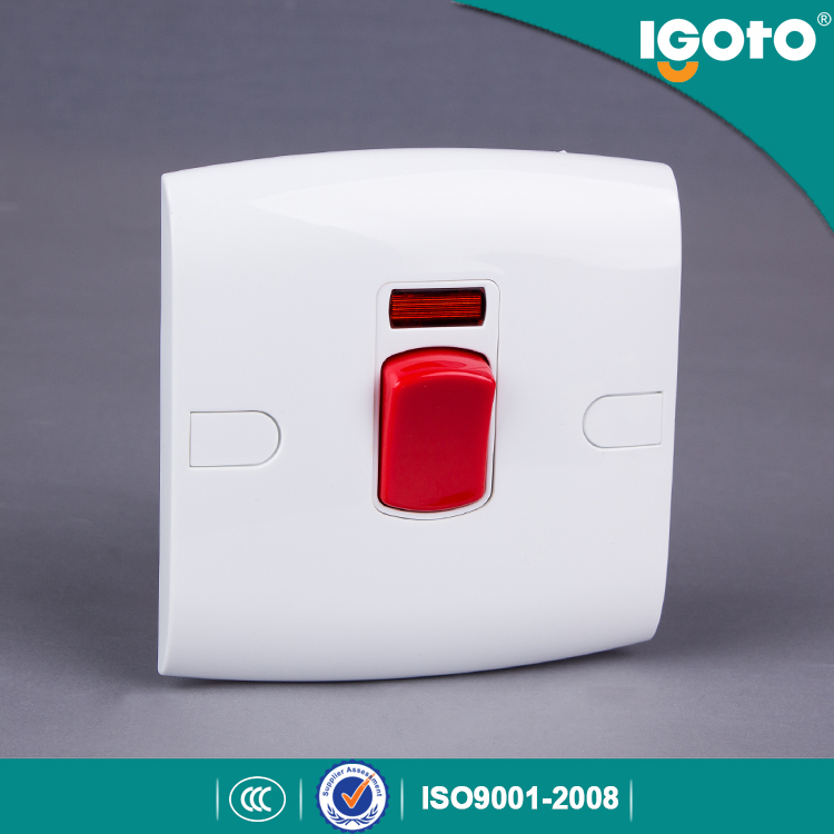 Igoto British Standard Electric Water Heater Wall Switch for Home