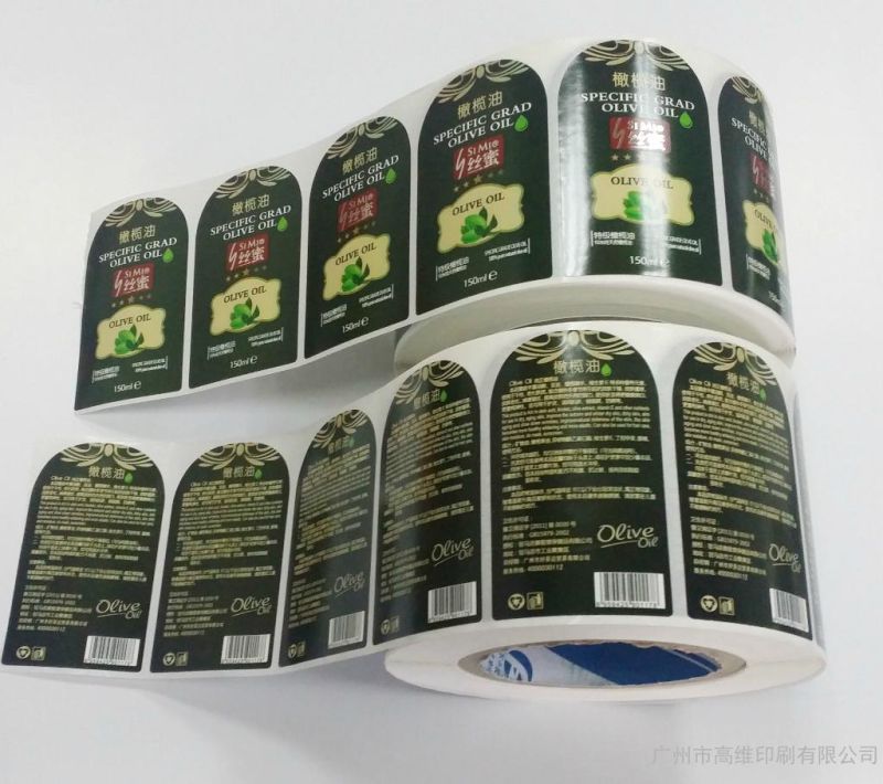 Roll Self Adhesive Sticker Labels Custom Printing Vinyl Sticker Label