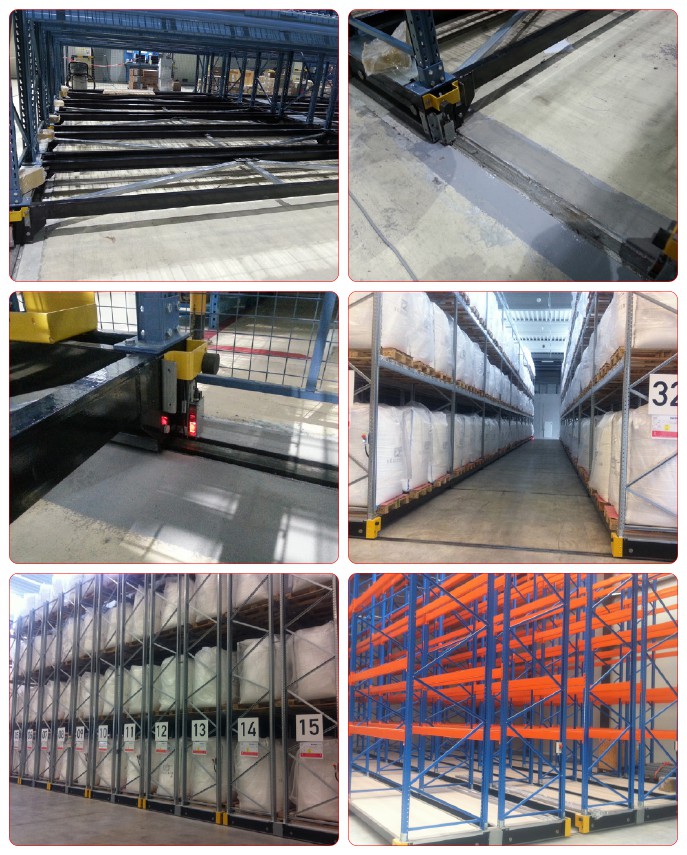 Electrical Mobile Pallet Racking for Cold Store