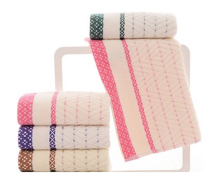 Wholesale Cotton Towel, Yarn Jacquard Towel, Supermarket Towel