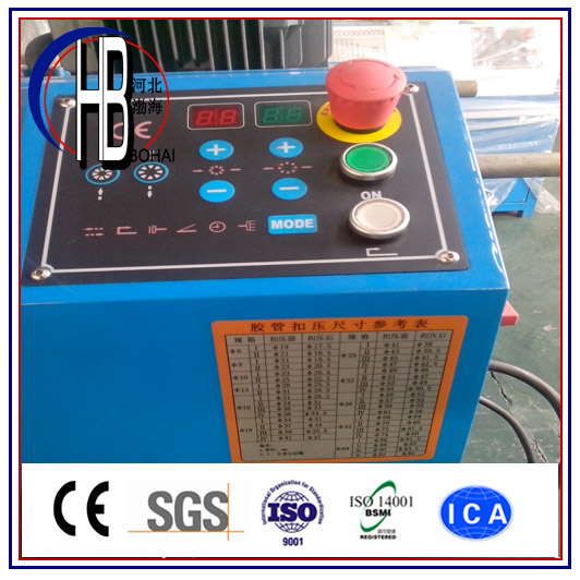 6/8/10/13/16/19/25/32/45/51mm Low Price Hydraulic Hose Crimping Machine