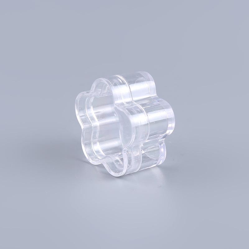 Flower Shape Cosmetic Plastic Jar (NJ02)