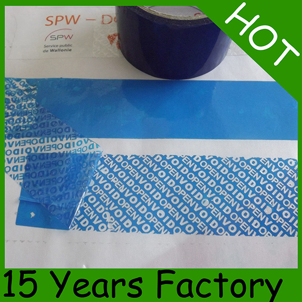 China Supplier New Arrival Blue Security Sealing Tape
