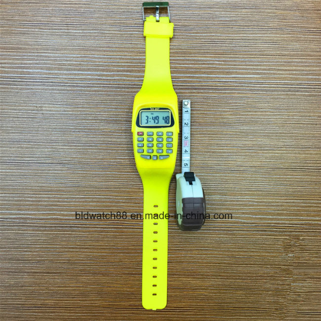 Promotional Kids Digital Watch Apple Shaped Calculator Watches for Children