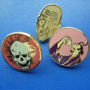 Enamel Metal Badge, Gold Plated Lapel Pin (GZHY-CY-049)