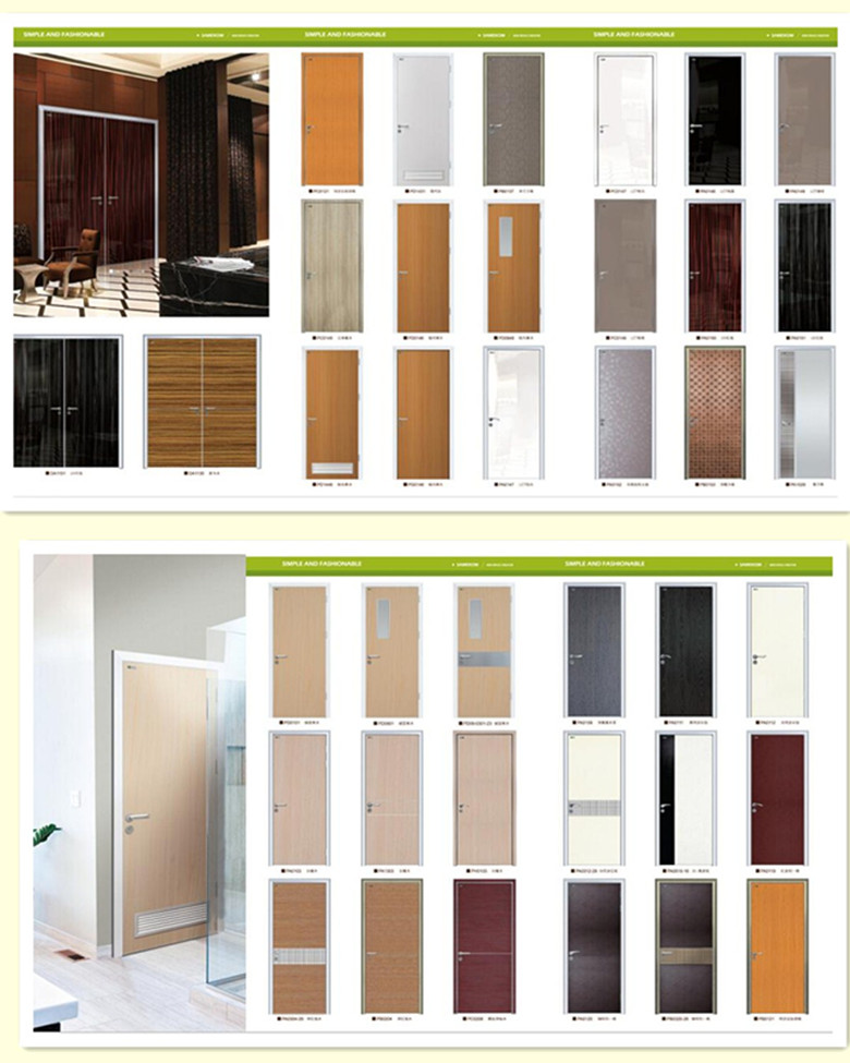 Foshan Aluminum Frame MDF Door for Home