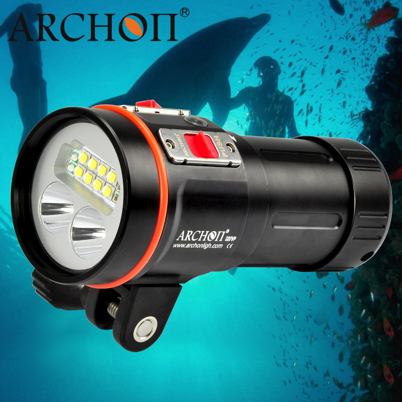 CREE Xml 2 LEDs Diving Lights Max 5200 Rechargeable Diving Flash Light