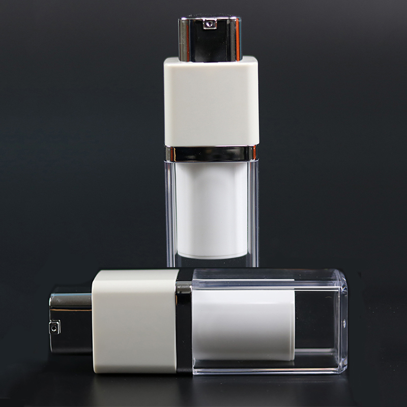 15ml Plastic Airless Bottle Plastic Cosmetic Packaging Airless Bottle (NAB33)