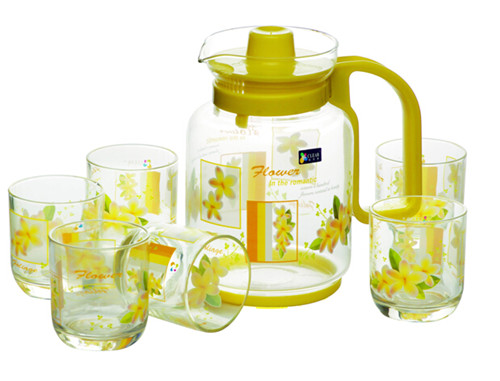 High Quality Glass Jug Set Kitchenware Kb-Jh06135