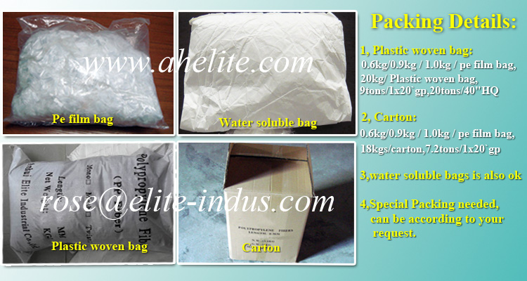 PP Fiber Polypropylene Fibers for Dry Mortar