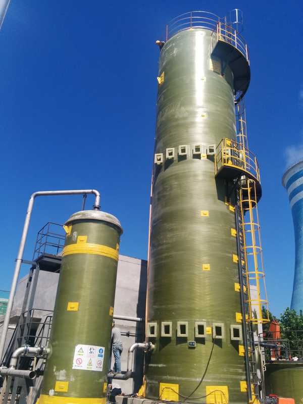 FRP Tower to Resist High Temperature, Corrosion and Aging