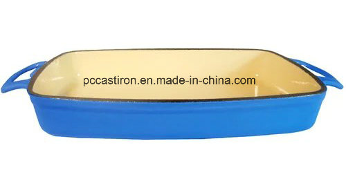 Enamel Cast Iron Baking Dish Pan Manufacturer From China