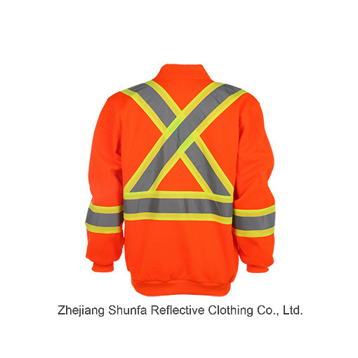 Class3 CSA Z96 High Visibility Safety Sweatshirt with Reflective Tape