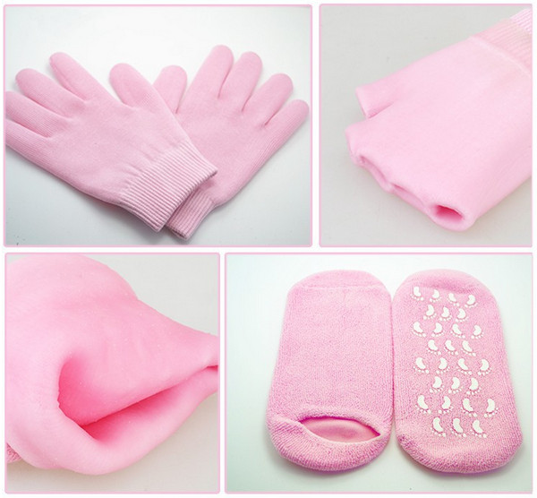 Moisturizing Gel Gloves, Socks for Heels and Elbows Beauty Care