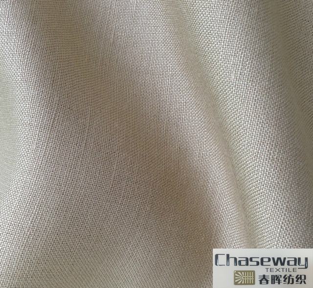 21s Linen Cotton Fabric, Cotton Linen Plain Woven Fabric