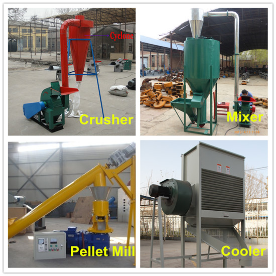 CE Approved Chicken Feed Pellet Machine, Feed Pellet Line