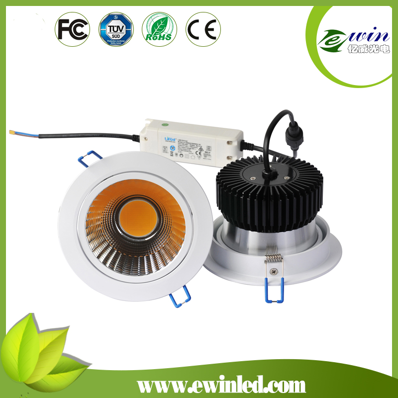 20W Dimmable COB LED Downlight with CE and RoHS Certification