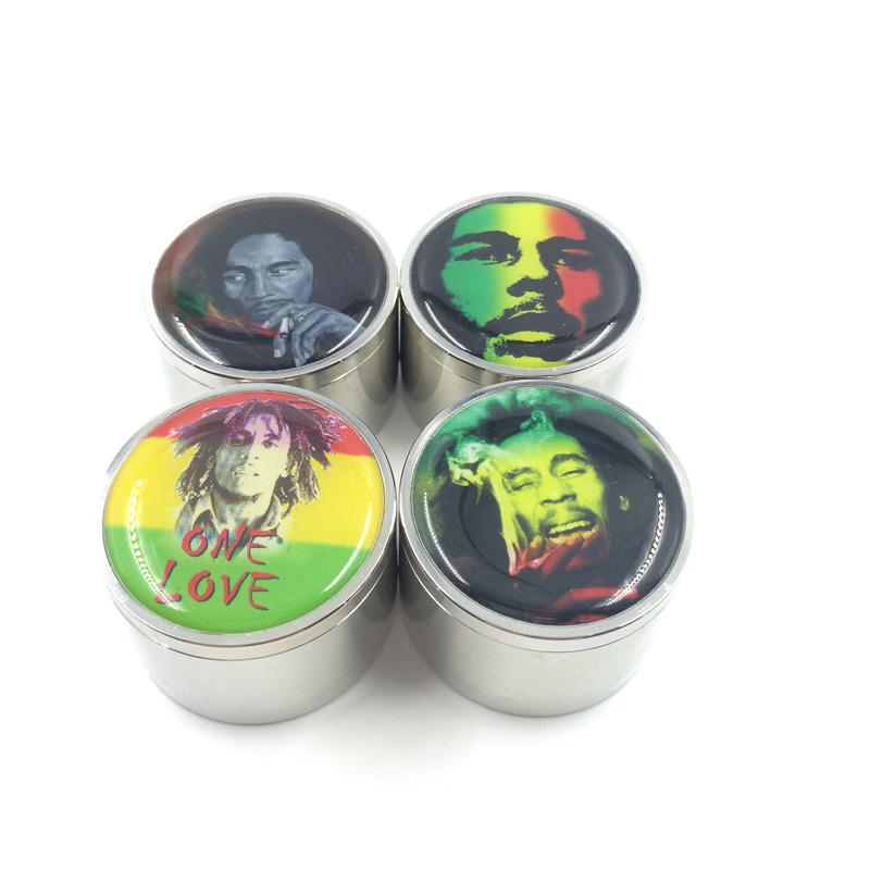 Handsome Face Smoking Crusher Metal Herbel Grinder for Cigarettes Accessories (ES-GD-003)