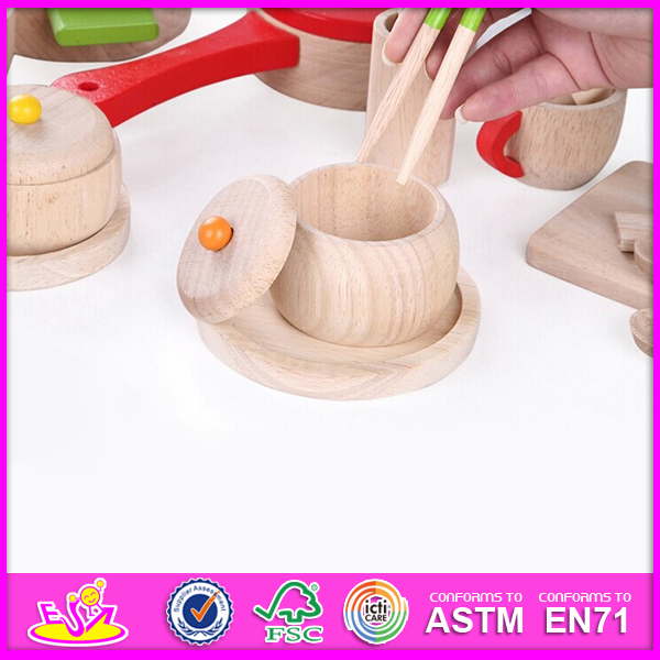 Modern Wooden Kitchen Toy Accessories for Kids, Hape Wooden Kitchen Accessories, Tableware Toy, Dinnerware Toy W10b093