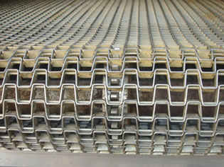 Reinforced Braided Composite Balance Type Stainless Steel Wire Mesh Belt