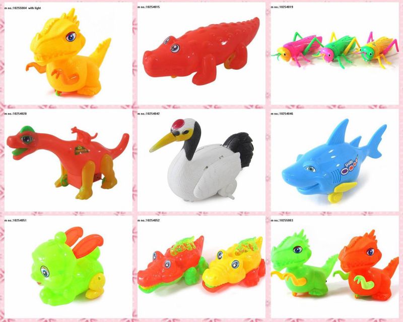 Cartoon Pull Line Crocodile Toys with Bell