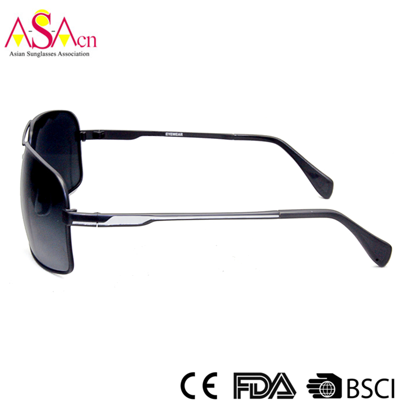 Fashion Metal Polarized Sunglasses with FDA/Ce/BSCI (16005)