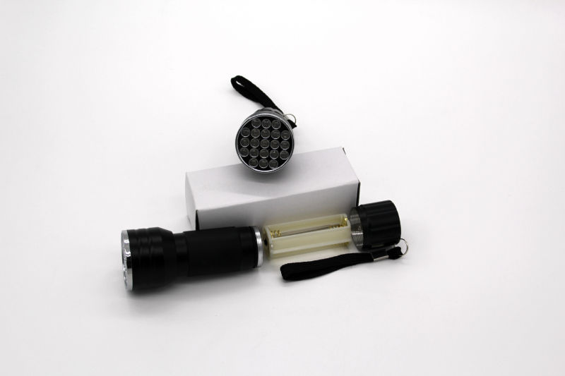 24LED UV Flashlight Black Light Torch