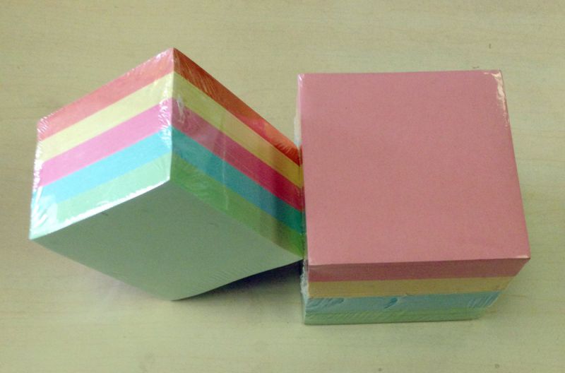 90*85mm Color or White Paper Cube