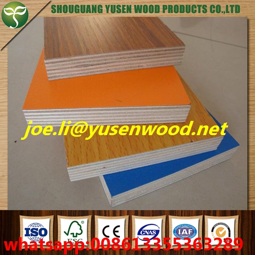 Poplar Core High Gloss or Texture Melamine Faced Plywood