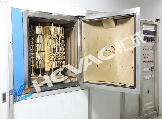 Hcvac Stainless Steel Spoon Fork Knife Titanium Gold PVD Vacuum Coating Equipment