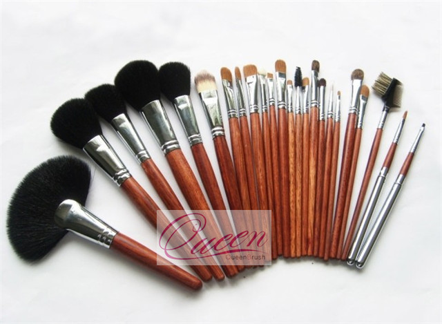 Goat Hair 24PCS Professional Cosmetic Makeup Brush Tool Kits