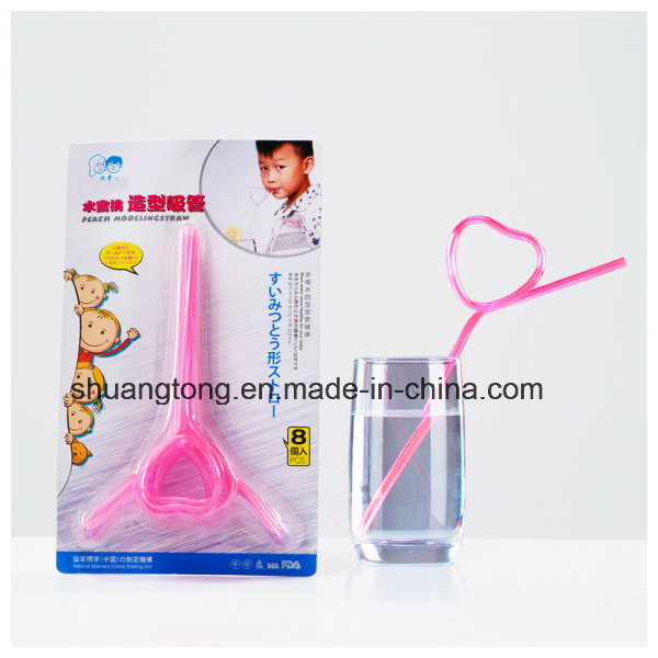 Pet Material Hard Multi-Shaped Crazy Straw