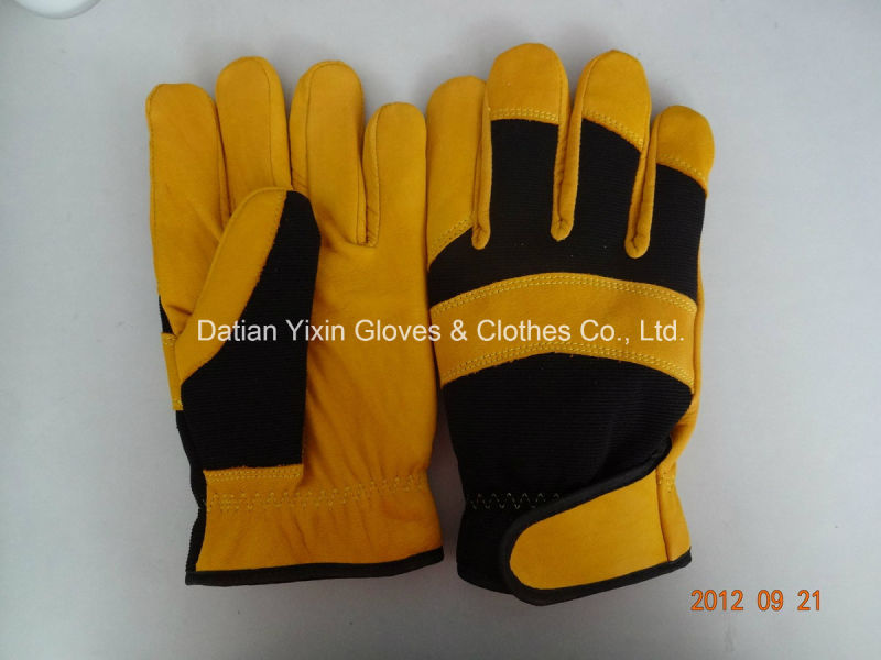 Winter Glove-Safety Glove-Work Glove-Cow Leather Glove-Leather Working Glove