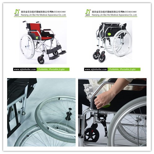 Brand-New Portable Aluminium Manual Wheelchair