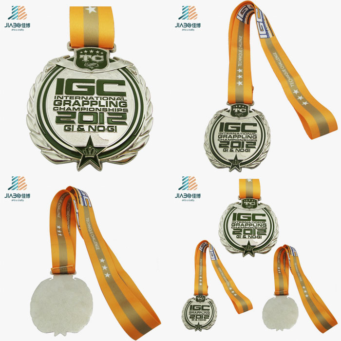 New Design Products Casting Paint Grappling Metal Souvenir Medal