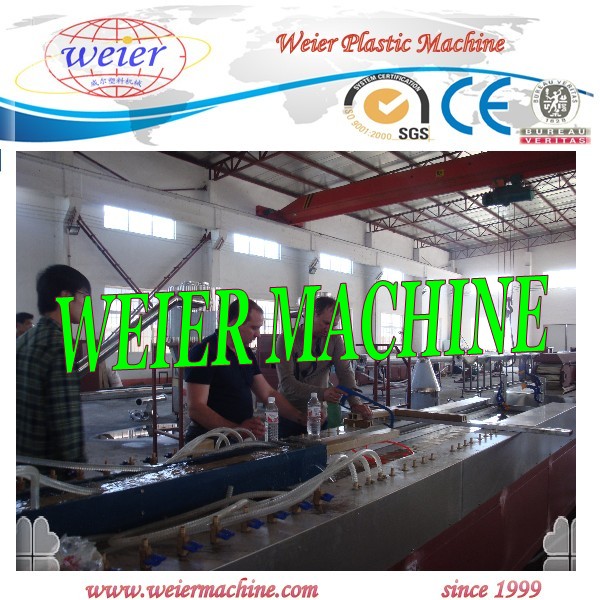 PE WPC Outdoor Decking Board Production Line