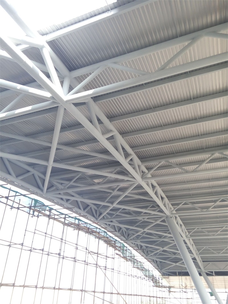 Low Cost Exhibition Hall Building Structral Design Steel Space Truss Structure