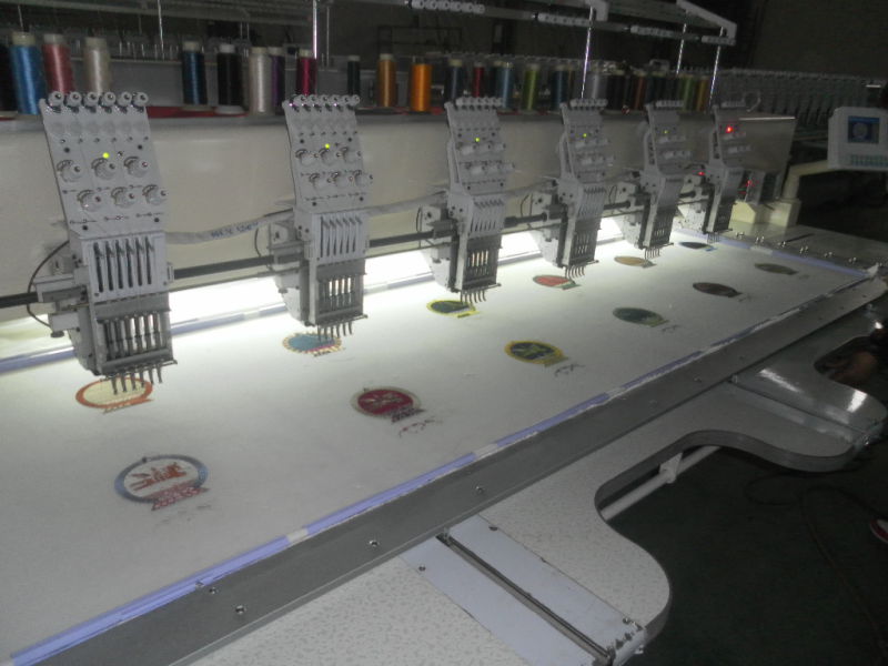 6heads Flat Embroidery Machine